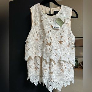 NWT Dolce Vita Lace Jimena Anthropologie Top size Small